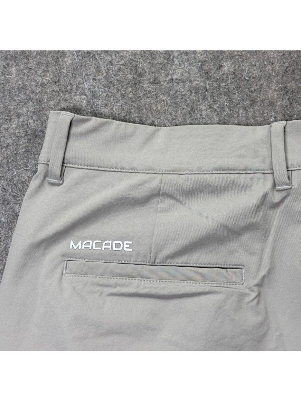 Macade Golf Pants Men 36 x 30 Gray Performance Tapered Ankle Zip Stretch Slim - Picture 8 of 16